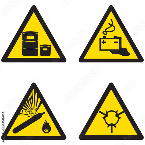 SA082,SA083,SA084,SA085, peligro de almacenamiento de materiales peligrosos, peligro de baterías, peligro de gas comprimido, es peligroso permanecer en este punto, cuidado, electricidad, baterías, ene