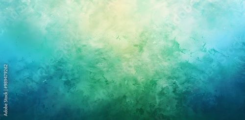 Abstract Blue Green Gradient Texture Background