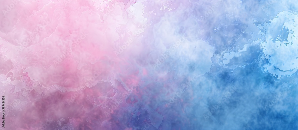 Fototapeta premium Abstract Pink Blue Gradient Background With Blurry Texture