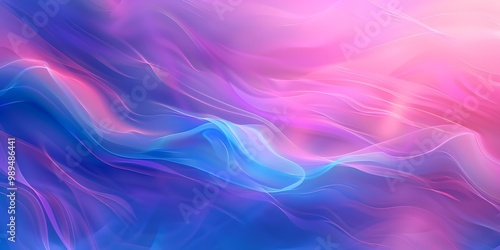 Wallpaper Mural Abstract Blue Pink Gradient Wave Background Torontodigital.ca