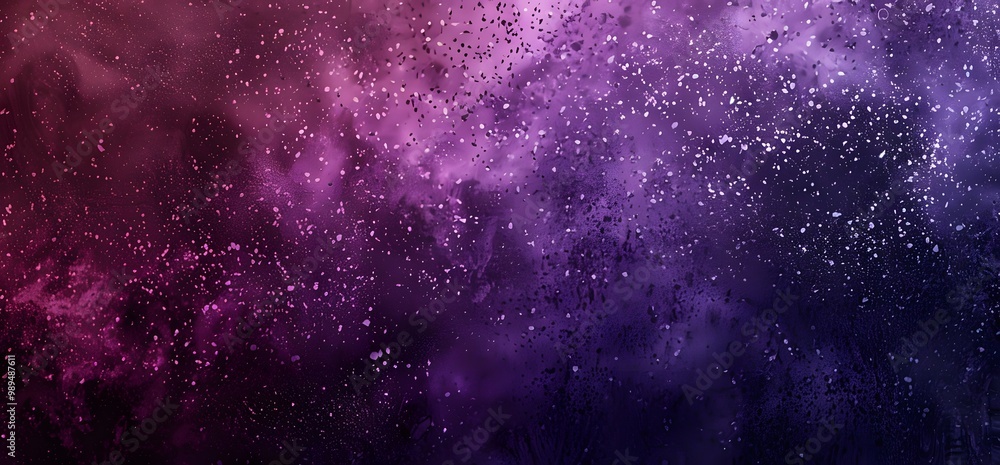 Fototapeta premium Abstract Purple Gradient Background with Grainy Texture