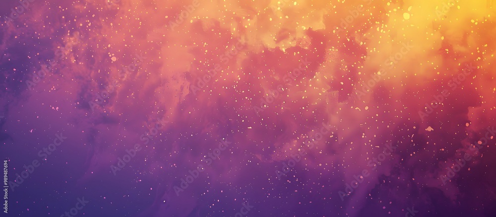 Naklejka premium Abstract Purple Orange Grainy Gradient Background