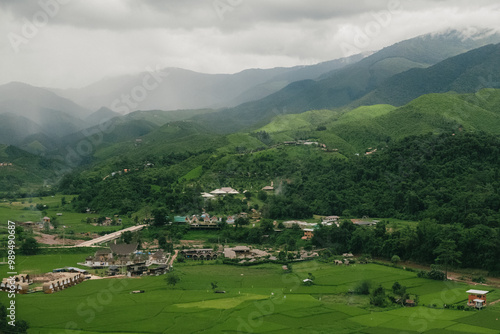 The Landscape view of Sapan, Nan Thailand