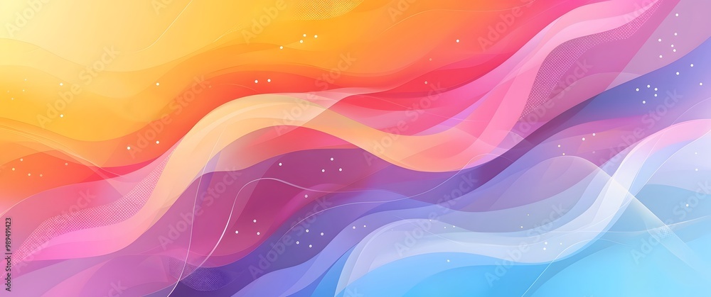 Abstract Colorful Gradient Waves Background Abstract Colorful Gradient Waves Background