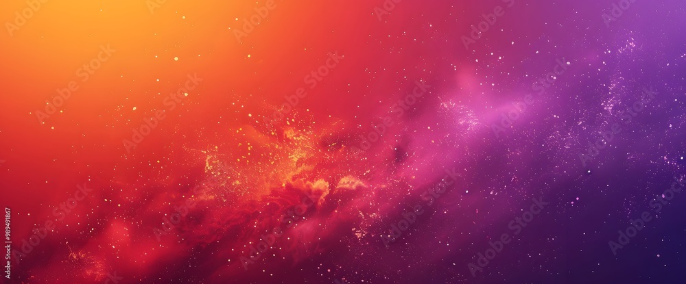 Naklejka premium Warm Gradient Abstract Background with Grainy Texture