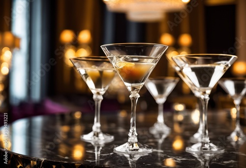 Wallpaper Mural elegant sleek martini glass showcasing luxurious cocktails perfectly crafted upscale events, drink, beverage, luxury, shine, crystal, design, barware Torontodigital.ca