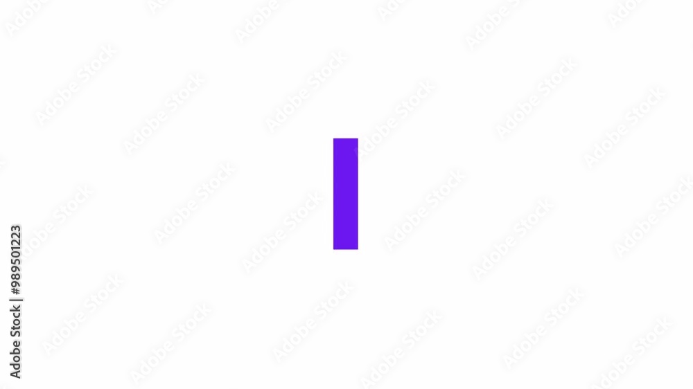 I Letter Text Animation. Alpha matte with transparent background 4K resolution. I Letter Text Animation. Alpha matte with transparent background 4K resolution.