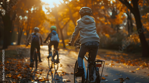 person riding a bike in a park