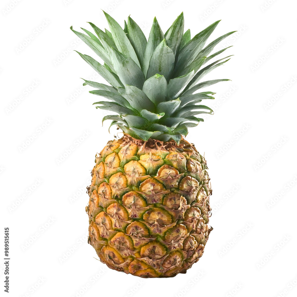 Pineapple Isolated On A Transparent Background Pineapple Isolated On A Transparent Background