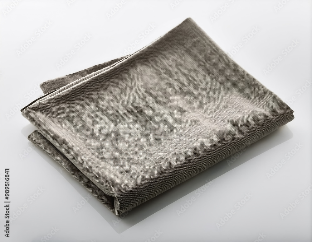 Plain folded cloth with white background Plain folded cloth with white background