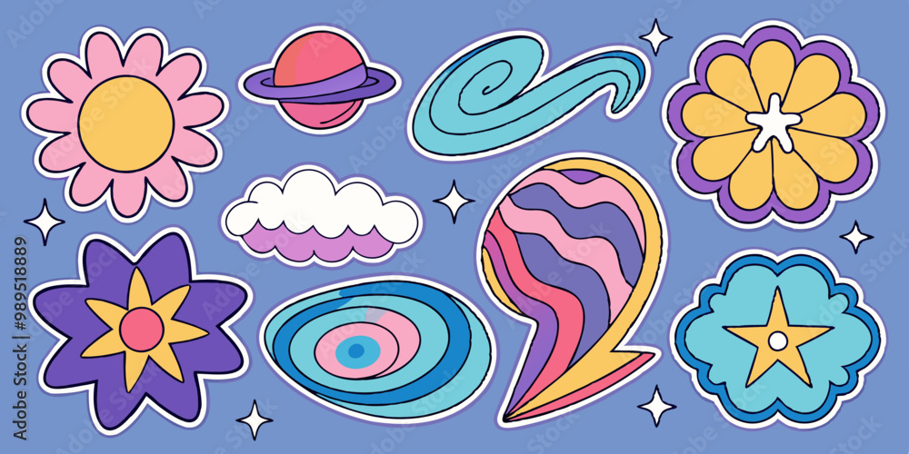 seamless pattern with flowers