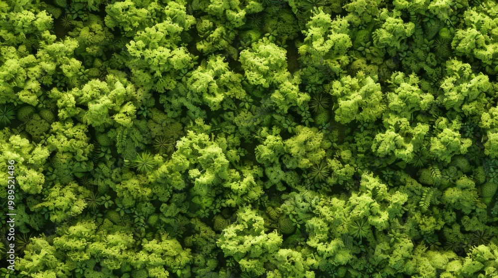 Forest landscape pattern background top view generated by ai Forest landscape pattern background top view generated by ai