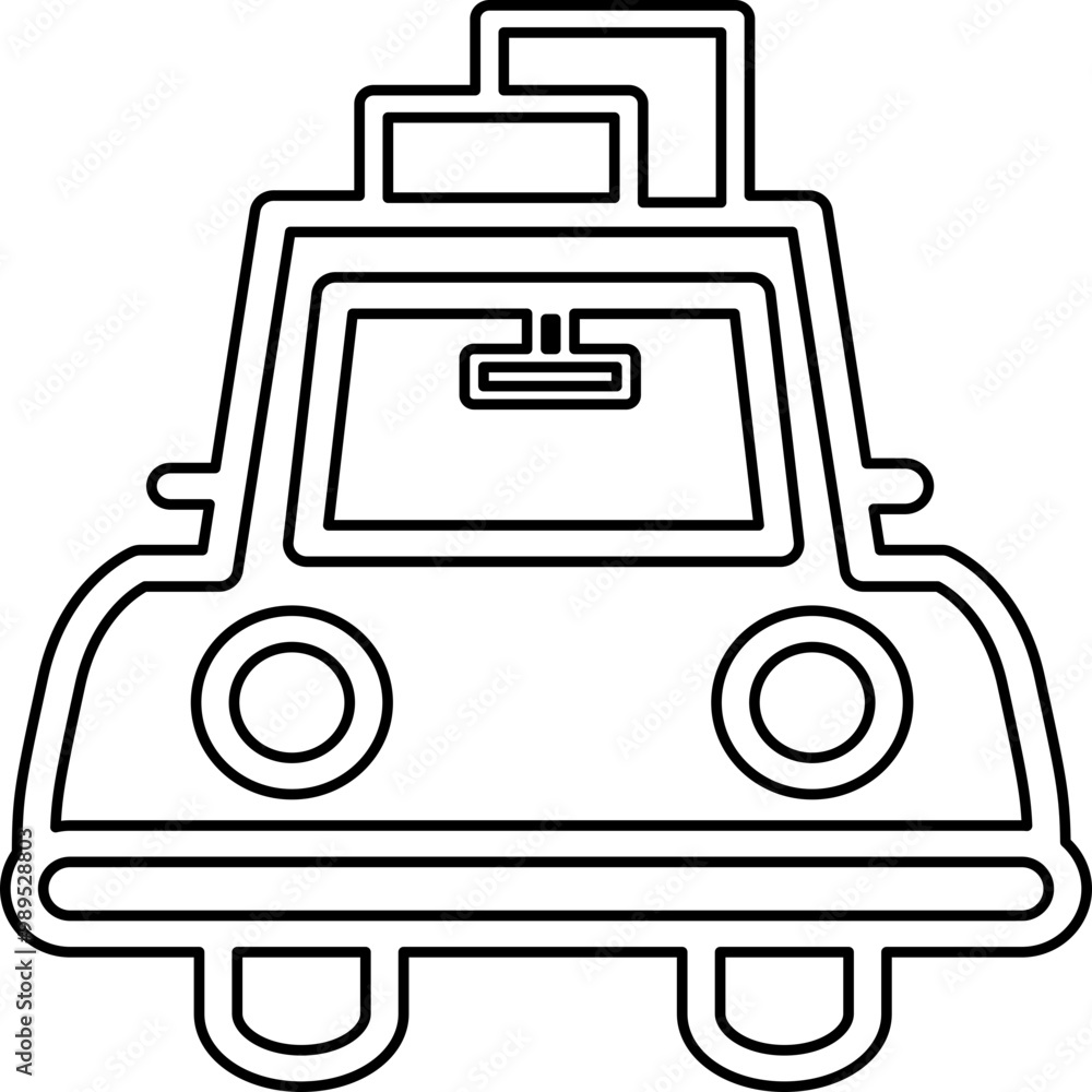 Single isolated icon with outline style icon on white background Single isolated icon with outline style icon on white background