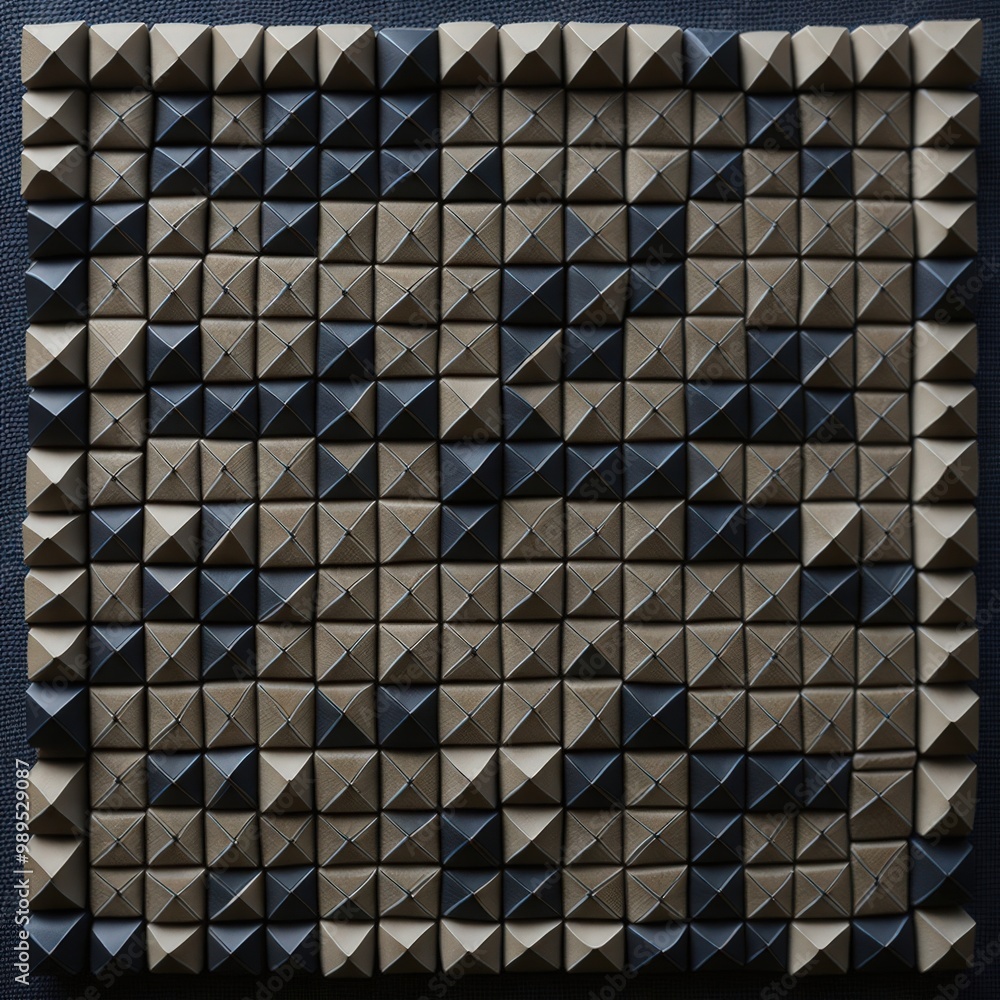 Square shaped mosaic, brilliant example, foundation Square shaped mosaic, brilliant example, foundation