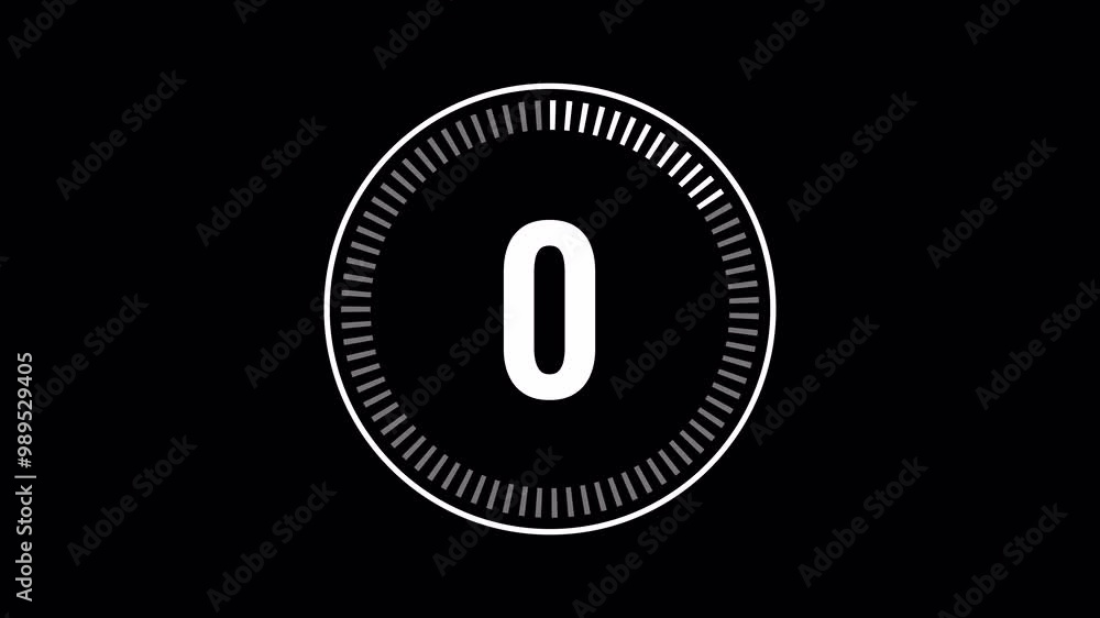 Countdown animation from 5 to 0 sec, counter timer 5 second in 4k. On transparent background with alpha channel. Countdown animation from 5 to 0 sec, counter timer 5 second in 4k. On transparent background with alpha channel.