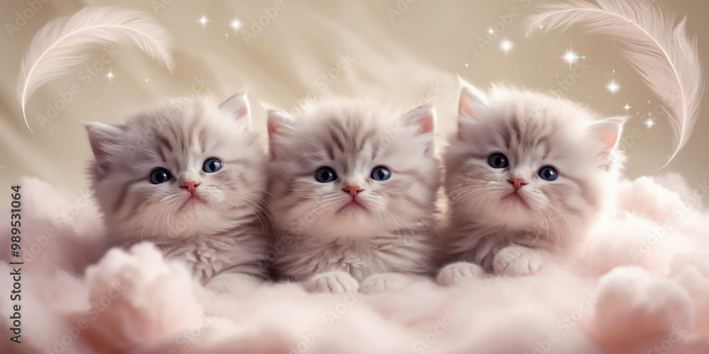 Cute fluffy adorable kittens Cute fluffy adorable kittens