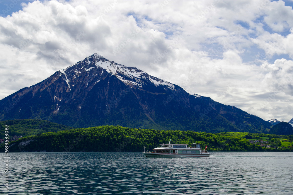 Beautiful mountain landscape in the Swiss Alps. Beautiful mountain landscape in the Swiss Alps.