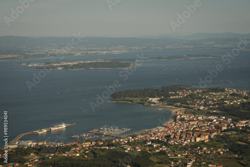 Coastal Town and Port View from A Curota