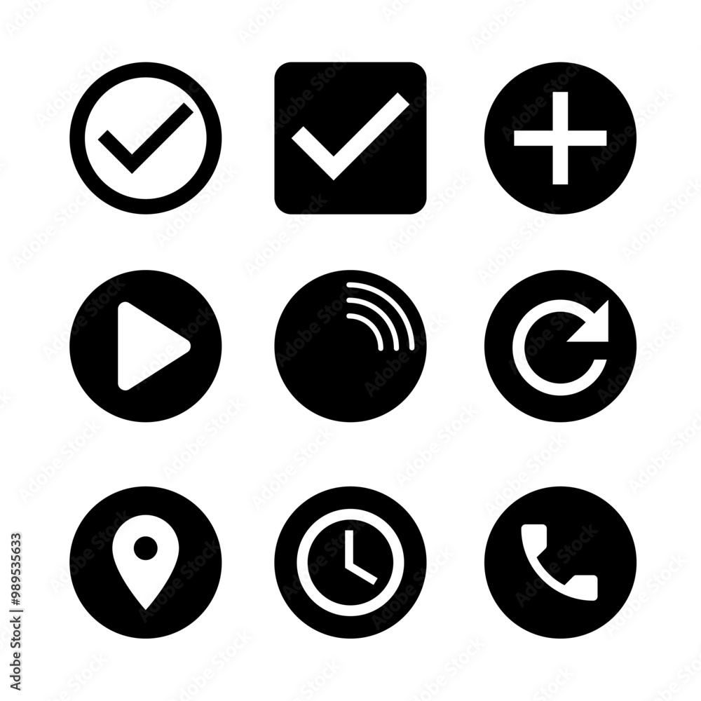 9 characters and icons for the web 9 characters and icons for the web