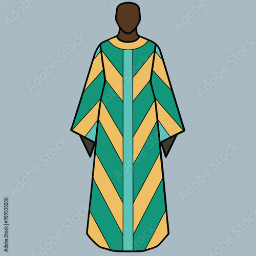 Explore this graceful coverall gown fashion vector design, perfect for modern ladies seeking elegance and style. Ideal for fashion illustrations, lookbooks, and digital apparel collections.