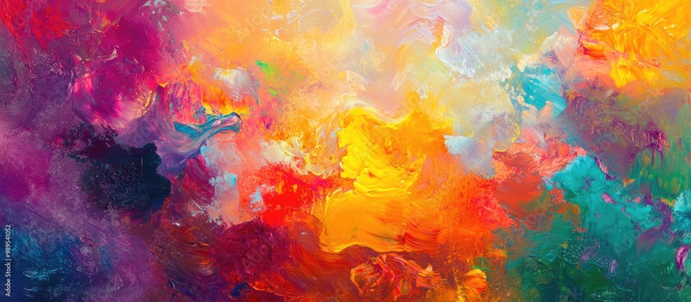 Abstract oil painting with vibrant colors and impressionistic style A modern surreal artwork ideal for wall decor Features unique hand drawn textures and designs Abstract oil painting with vibrant colors and impressionistic style A modern surreal artwork ideal for wall decor Features unique hand drawn textures and designs