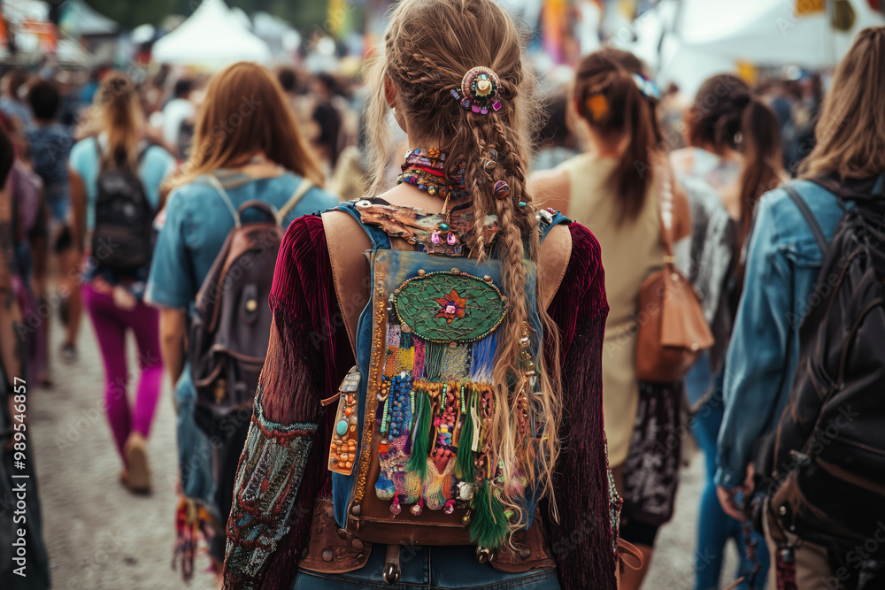 Colorful celebration of community and creativity at the vibrant festival, where attendees immerse in art and music under the summer sun Colorful celebration of community and creativity at the vibrant festival, where attendees immerse in art and music under the summer sun