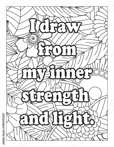 Relax yourself with our inspiring quote coloring pages! Proverbs, Sayings, Famous quotes included into beautiful and various patterns to color. Motivational quote coloring page. Inspirational quotes.