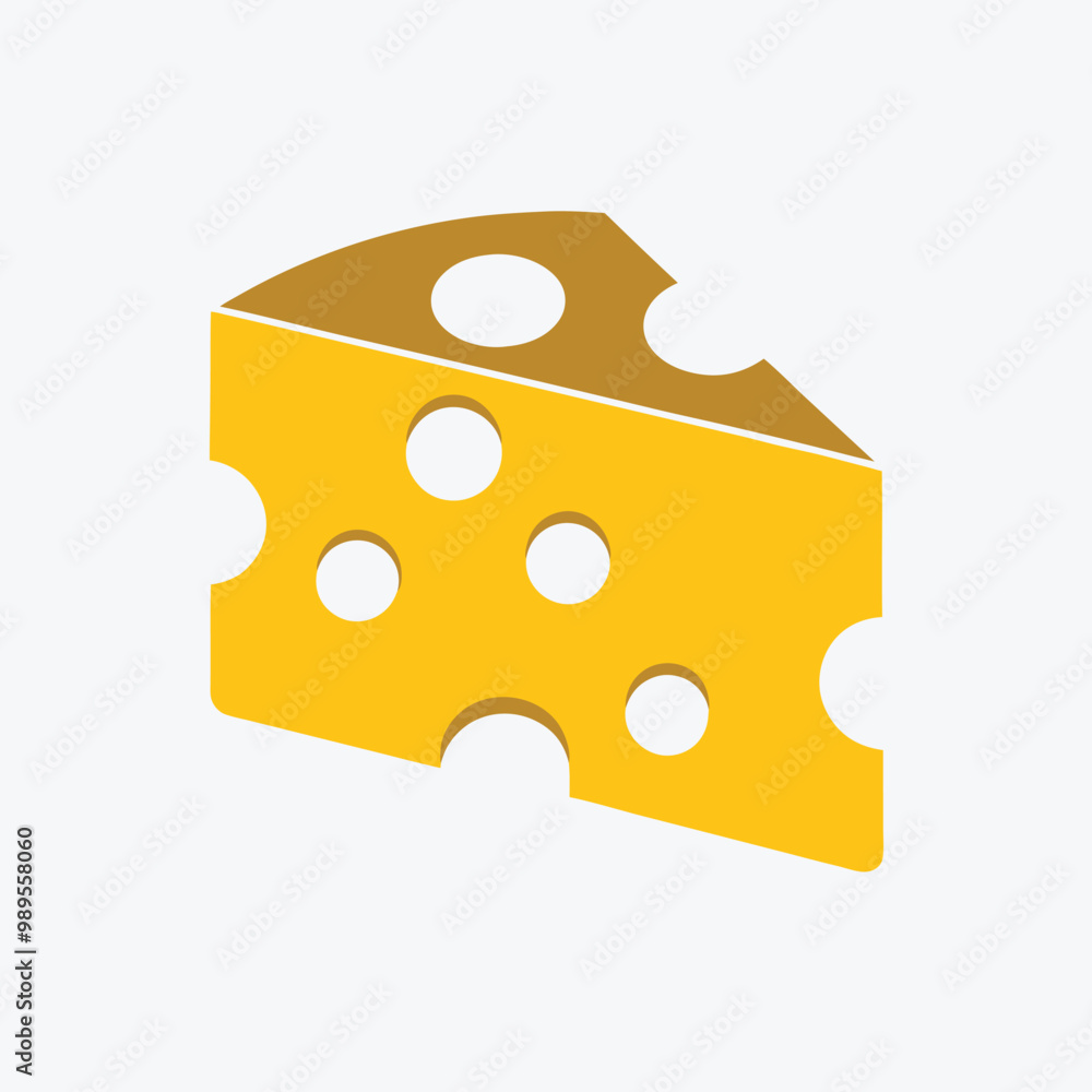 Swiss Cheese Wedge Black and White Vector Illustration for Printable Graphic Design Swiss Cheese Wedge Black and White Vector Illustration for Printable Graphic Design