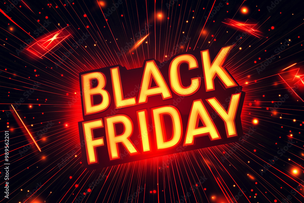 Black and red background with text Black and red background with text