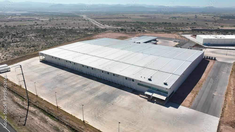 Vista aérea de una planta industrial Vista aérea de una planta industrial