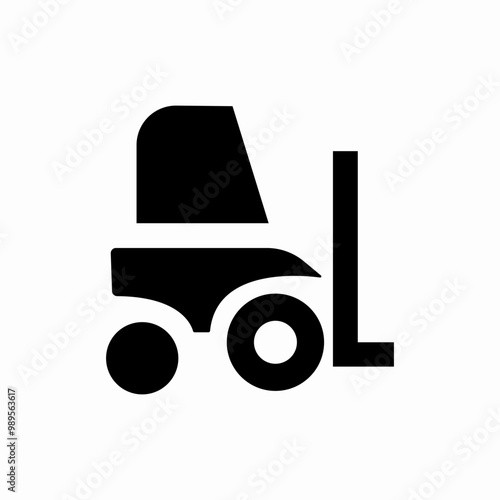 loader equipment icon sign vector