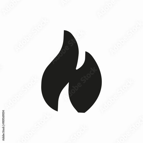 fire flame icon sign vector