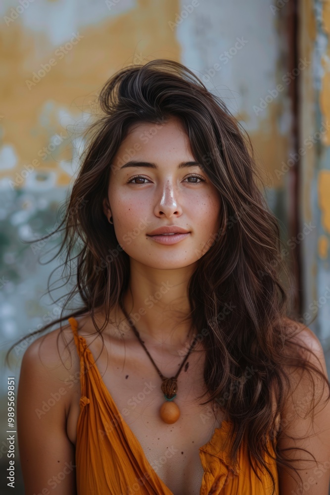 Portrait of a beautiful boho woman Portrait of a beautiful boho woman