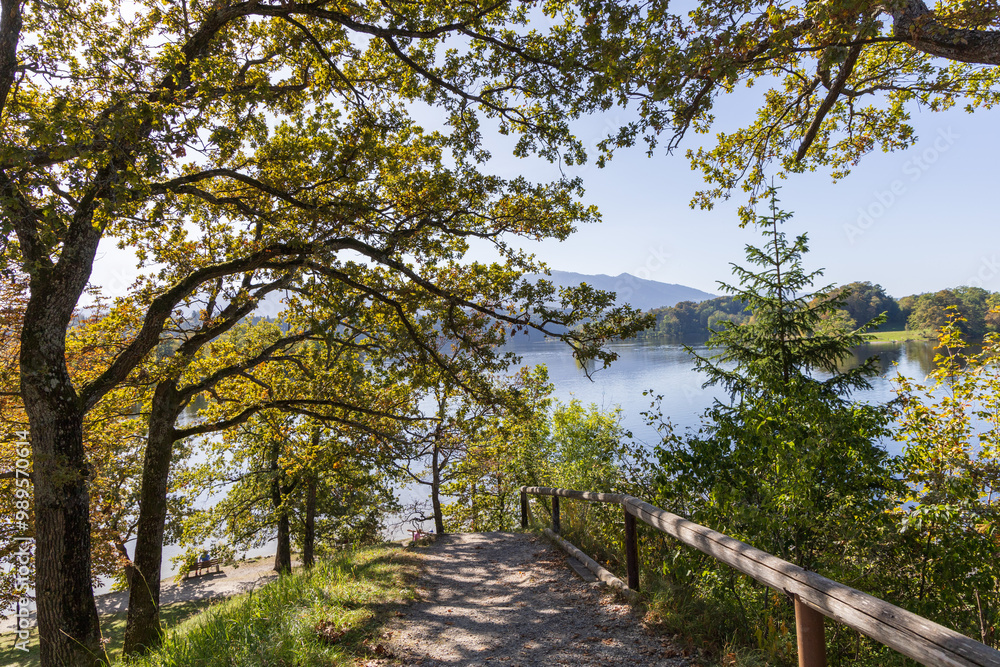 Obraz premium Aussicht auf den Staffelsee