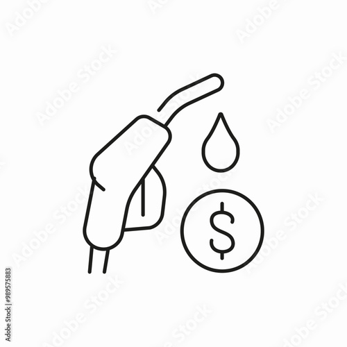 eco fuel profitable icon sign vector