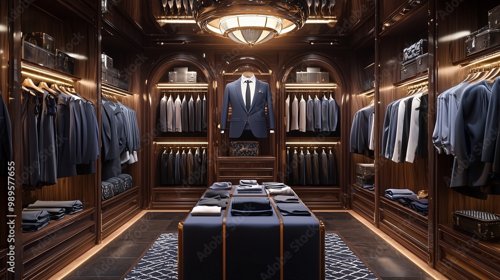 © Ace64 Studio - Fashion luxury elegance clothes in the shop.