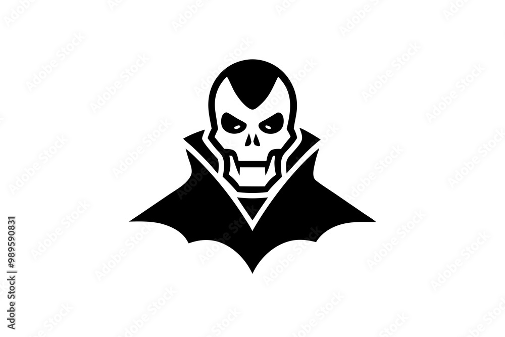 Human Skull with Bat Concept, Evil night Avatar Vector Icon Design, Halloween costume Symbol, Holiday Celebrations Face Mask Sign, Scary Monster characters Stock illustration Human Skull with Bat Concept, Evil night Avatar Vector Icon Design, Halloween costume Symbol, Holiday Celebrations Face Mask Sign, Scary Monster characters Stock illustration