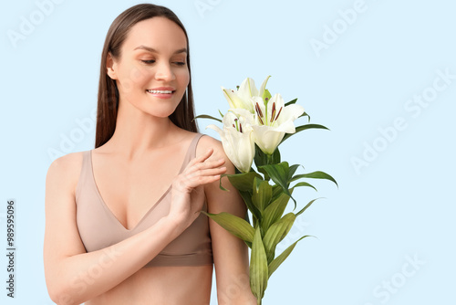 Beautiful young happy woman...
