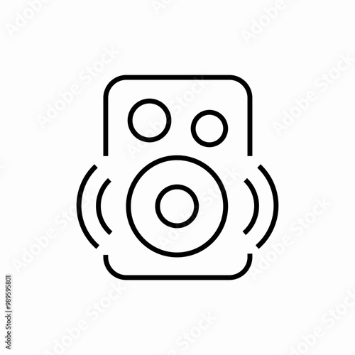 smart soundbar icon sign vector