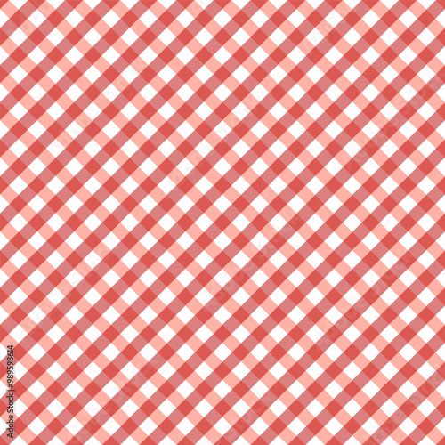 Tartan plaid seamless pattern. Kitchen red checkered tablecloth fabric background. Christmas design. Picnic texture