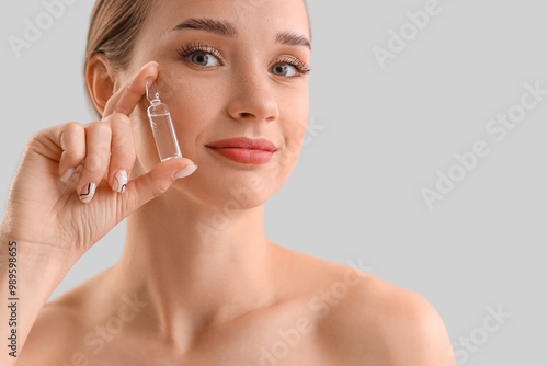 Beautiful young woman with ...