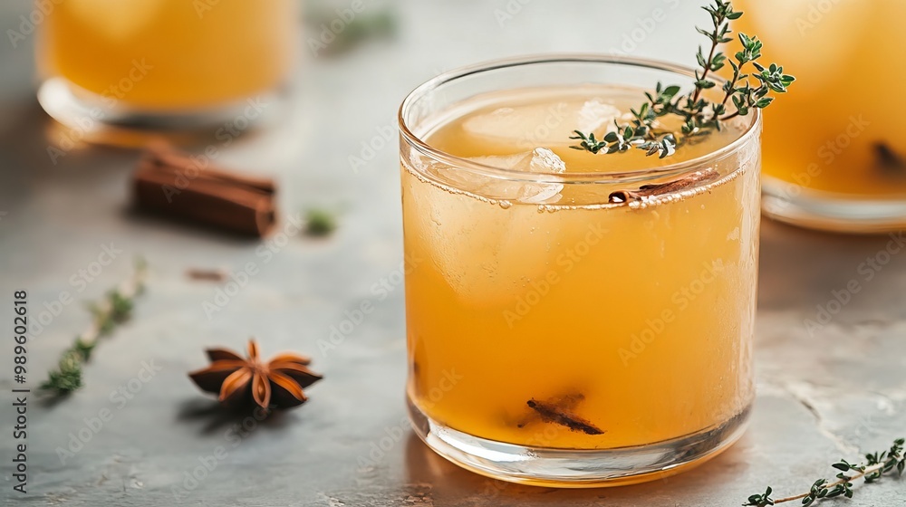 Indulge in a homemade delight! This tantalizing non-alcoholic or alcoholic drink combines the flavors of sweet apple cider, cinnamon, thyme, and anise, creating a refreshing break from your busy day Indulge in a homemade delight! This tantalizing non-alcoholic or alcoholic drink combines the flavors of sweet apple cider, cinnamon, thyme, and anise, creating a refreshing break from your busy day