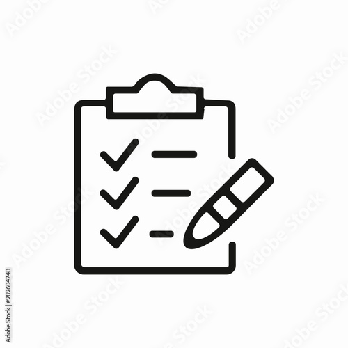check list icon sign vector