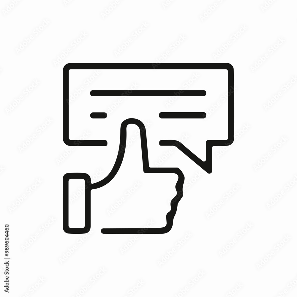 commented like icon sign vector commented like icon sign vector