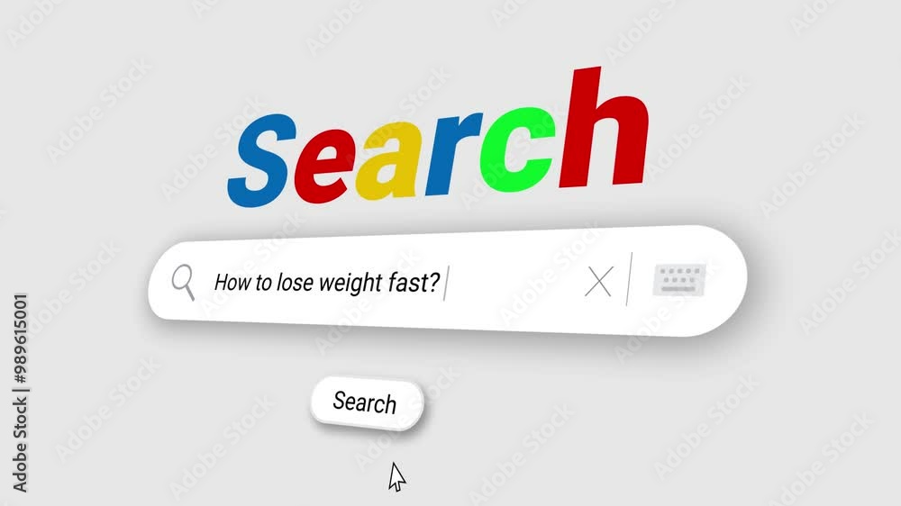 How to lose weight fast? in Search Bar and click on search How to lose weight fast? in Search Bar and click on search