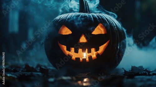 Wallpaper Mural Cozy Autumn Harvest: Vibrant Pumpkins on Rustic Table with Golden Sunlight and Fallen Leaves Torontodigital.ca