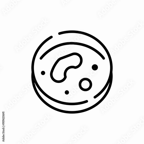 petri dish icon sign vector