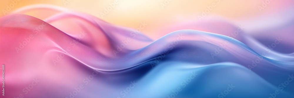 Swirling Line with Pastel Gradients, a fluid design element against a soft background, evoking tranquility and artistic expression. Swirling Line with Pastel Gradients, a fluid design element against a soft background, evoking tranquility and artistic expression.