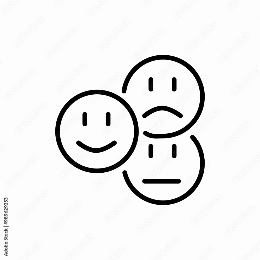 emotions sad smile icon sign vector emotions sad smile icon sign vector