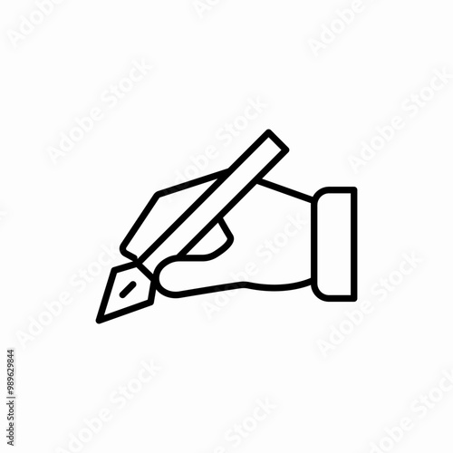 writing ballpen icon sign vector